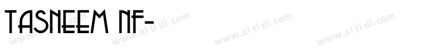 Tasneem NF字体转换